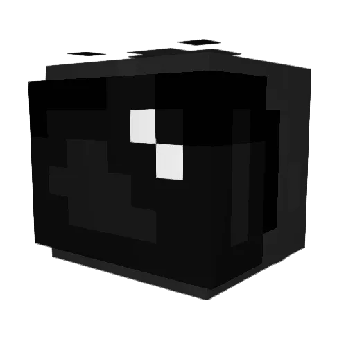 TheElectron Minecraft avatar head, 3D render