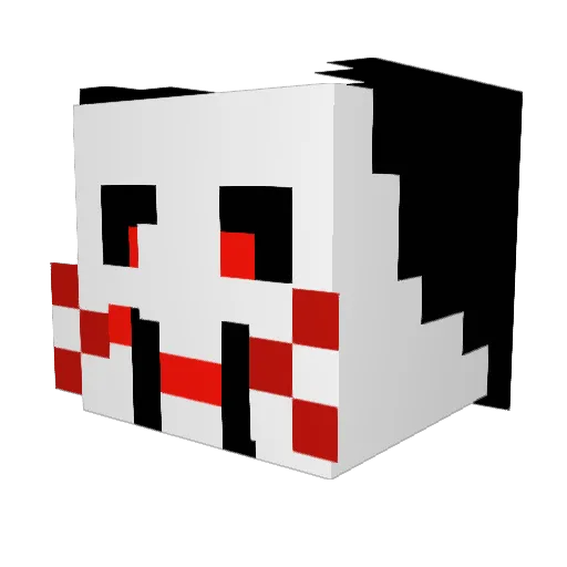 TheElegantEx Minecraft avatar head, 3D render