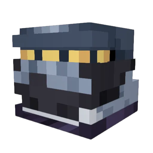 TheElevatorWoman Minecraft avatar head, 3D render