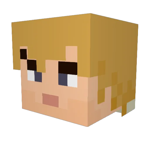 TheEliteStag Minecraft avatar head, 3D render