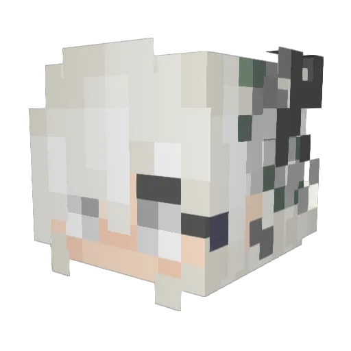 TheEmmaDilemma05 Minecraft avatar head, 3D render
