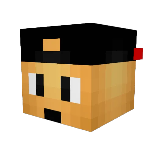 TheEnano127 Minecraft avatar head, 3D render