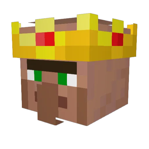 TheEnd1356 Minecraft avatar head, 3D render