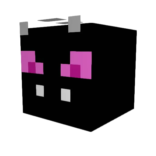 TheEnderGolem Minecraft avatar head, 3D render