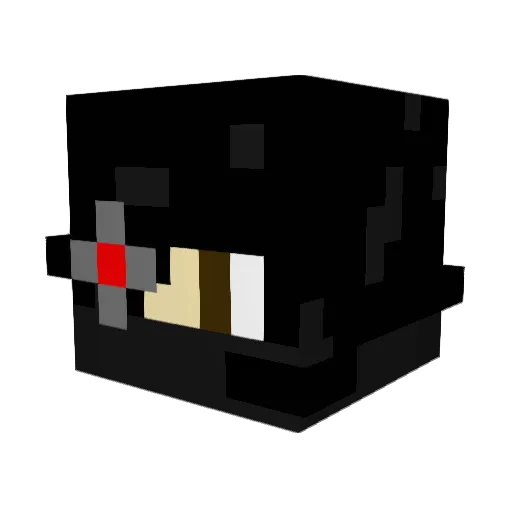 TheEnderPotato Minecraft avatar head, 3D render