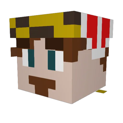 TheEnderPrince__ Minecraft avatar head, 3D render