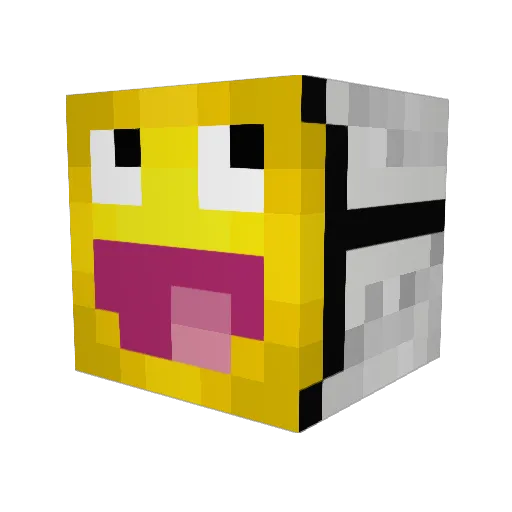 TheEnderman127 Minecraft avatar head, 3D render