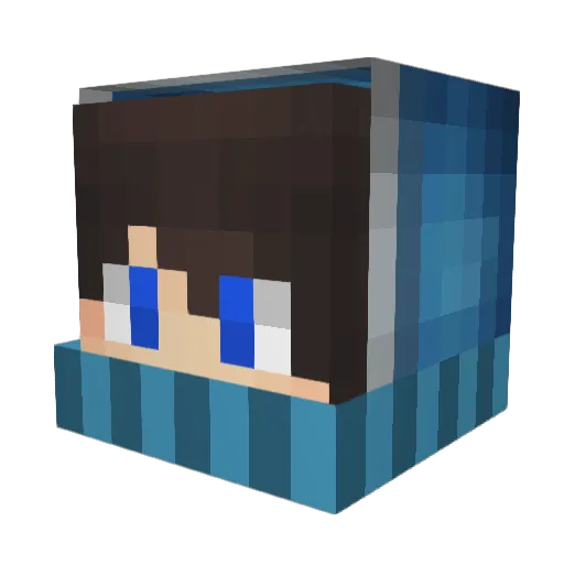 TheEnterElysium Minecraft avatar head, 3D render