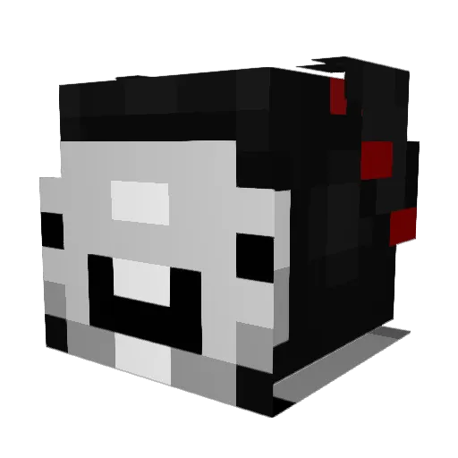 TheEntityWisper Minecraft avatar head, 3D render