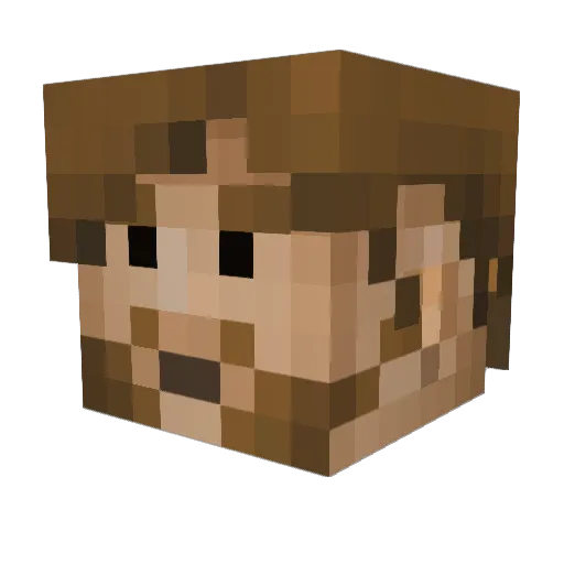 TheEnzo55 Minecraft avatar head, 3D render