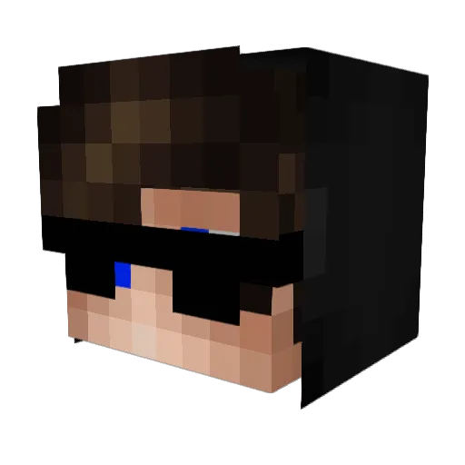 TheEpicAK Minecraft avatar head, 3D render