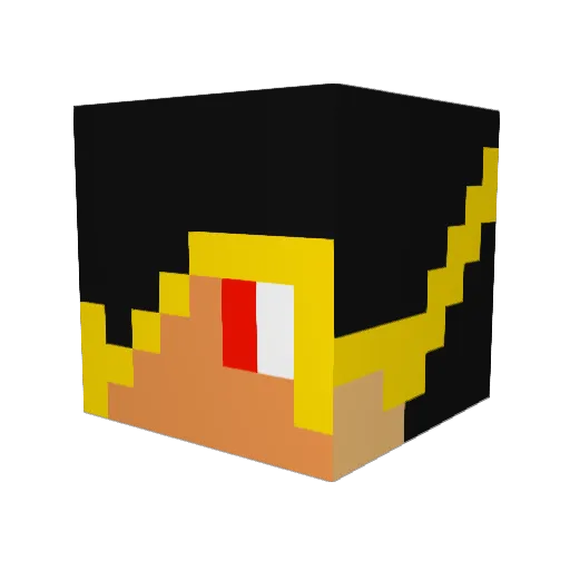 TheEpicAlt Minecraft avatar head, 3D render