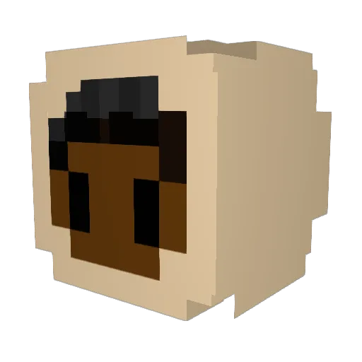 TheEpicCreation Minecraft avatar head, 3D render