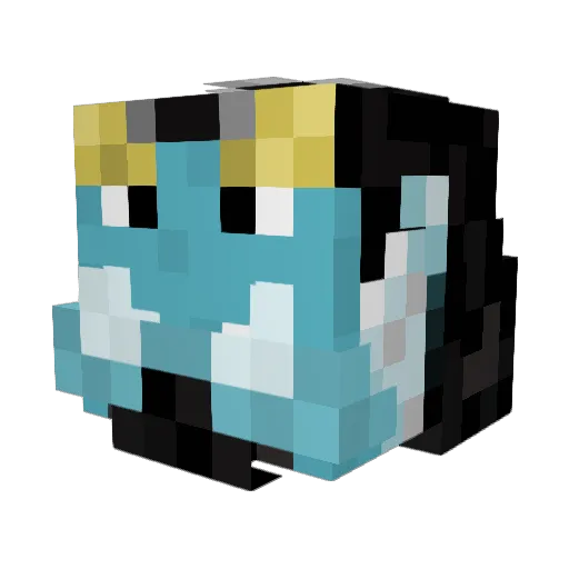 TheEpicFailerMC Minecraft avatar head, 3D render