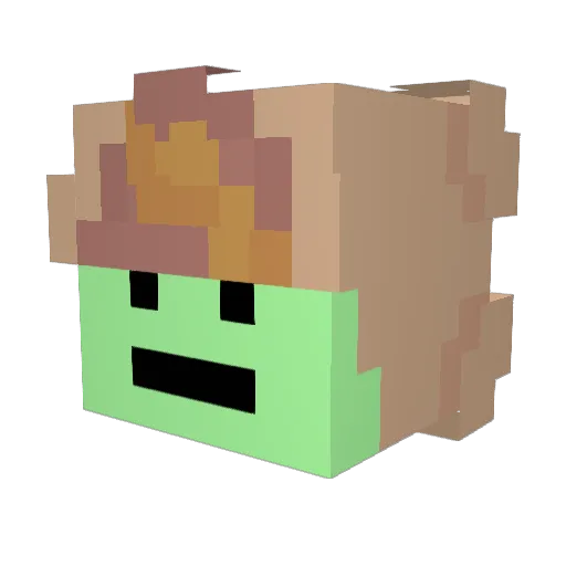 TheEpicOlive Minecraft avatar head, 3D render