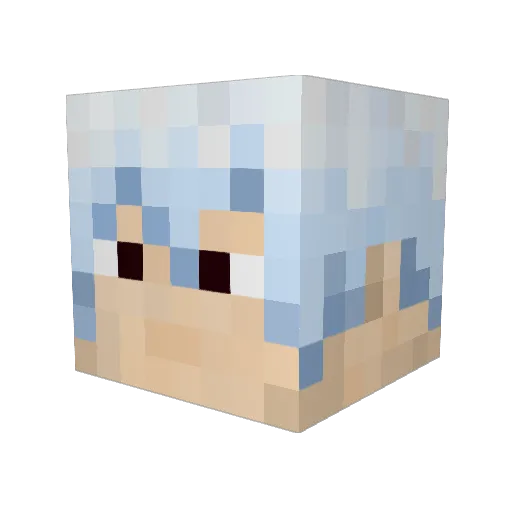 TheEpicPurple Minecraft avatar head, 3D render