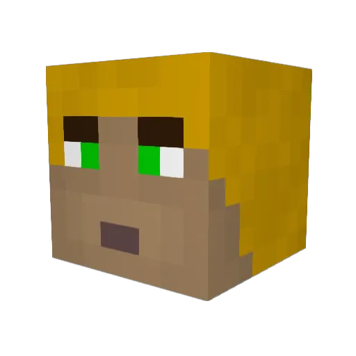 TheEpicSpelunker Minecraft avatar head, 3D render