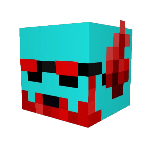 TheEpicTurnip Minecraft avatar head, 3D render