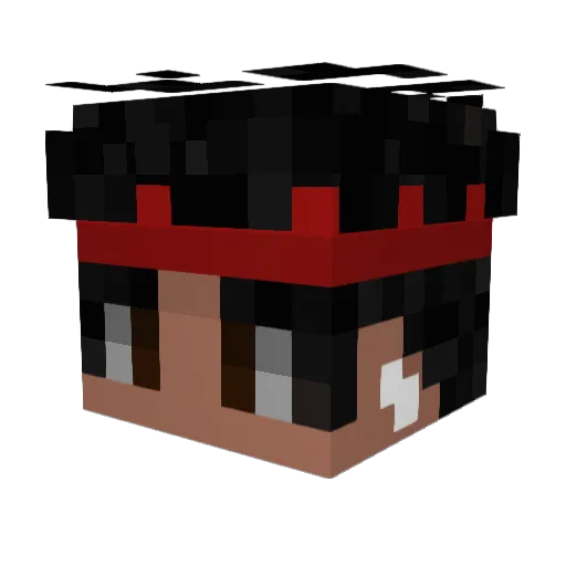 TheErickDRC Minecraft avatar head, 3D render