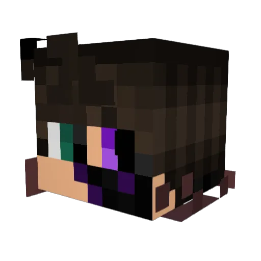 TheErrorGx Minecraft avatar head, 3D render