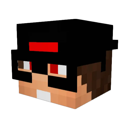 TheEutaskio Minecraft avatar head, 3D render