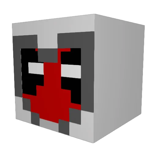 TheEvil_76 Minecraft avatar head, 3D render