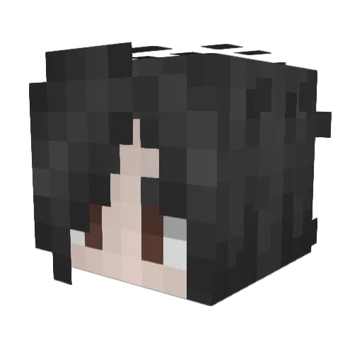 TheExiledBull Minecraft avatar head, 3D render