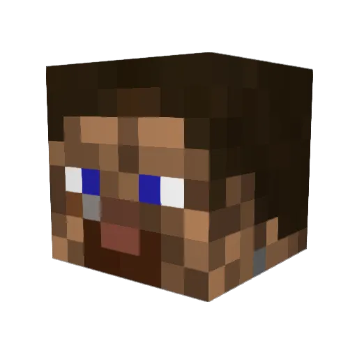 Minecraft-Avatar von TheExodius: Kopf als 3D-Render