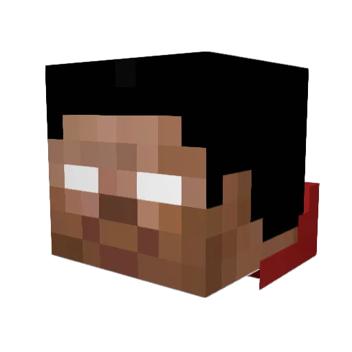 TheExoticCraft Minecraft avatar head, 3D render