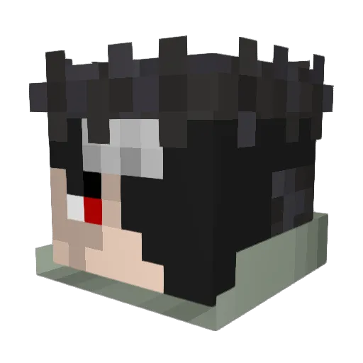 TheEze10 Minecraft avatar head, 3D render