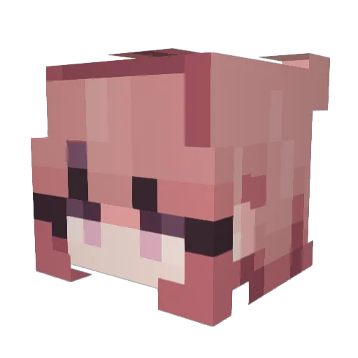 TheFabLiv Minecraft avatar head, 3D render