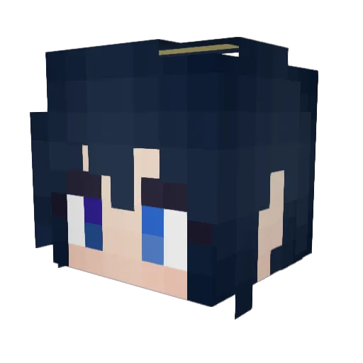 TheFace141 Minecraft avatar head, 3D render