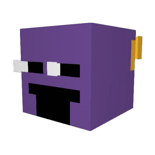 TheFairestDrop Minecraft avatar head, 3D render