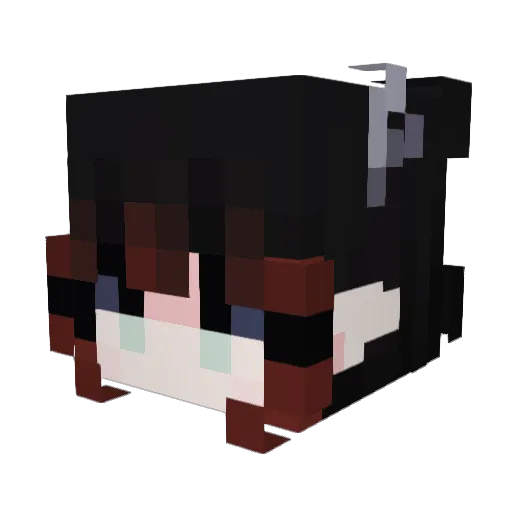 TheFakeGambling Minecraft avatar head, 3D render