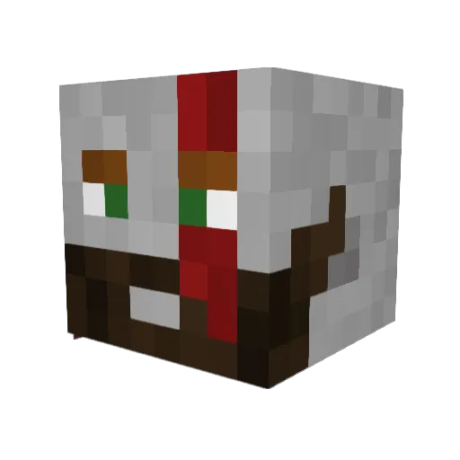 TheFakeMonke Minecraft avatar head, 3D render