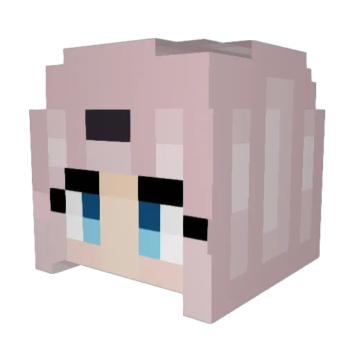 TheFaker715 Minecraft avatar head, 3D render
