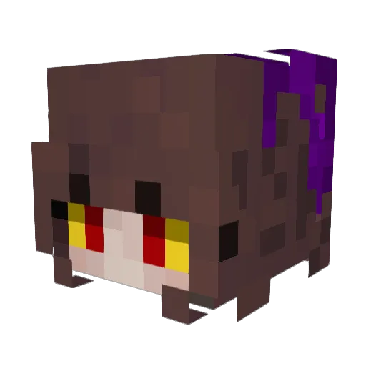 TheFallenHat Minecraft avatar head, 3D render