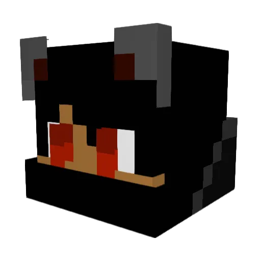 TheFallenMojo Minecraft avatar head, 3D render