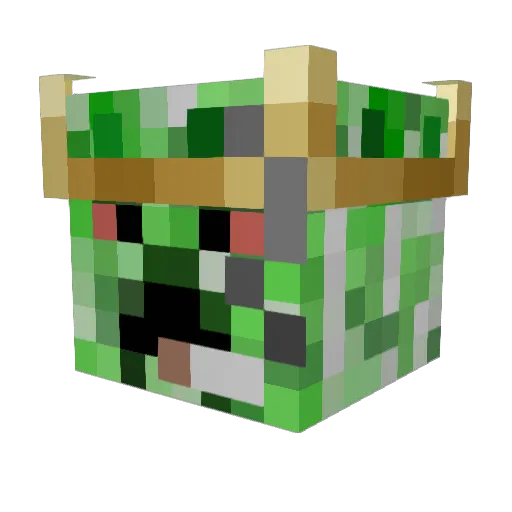 TheFameDave Minecraft avatar head, 3D render