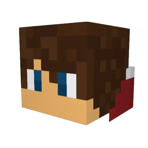 TheFancyGamer Minecraft avatar head, 3D render