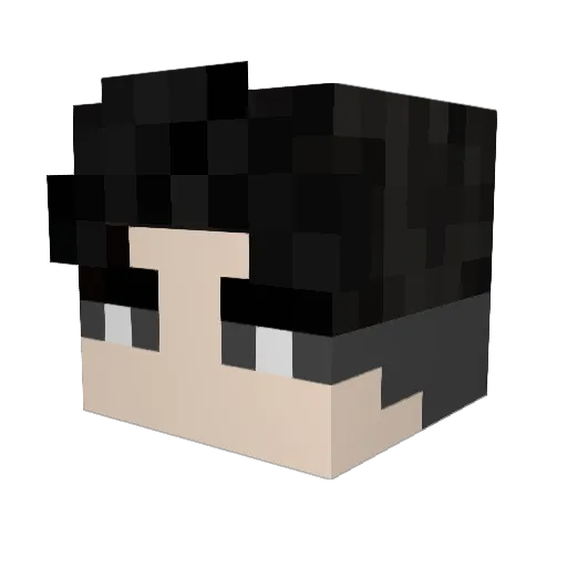 TheFanmellow Minecraft avatar head, 3D render
