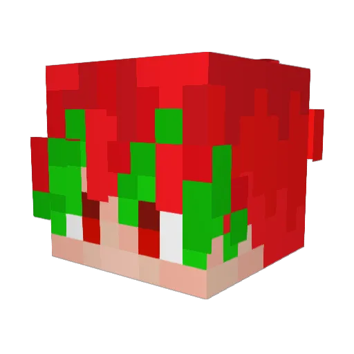 TheFarM_ Minecraft avatar head, 3D render