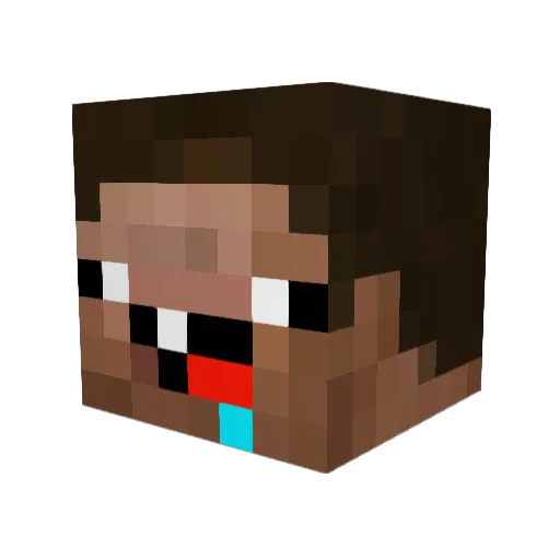 TheFarmingOne Minecraft avatar head, 3D render