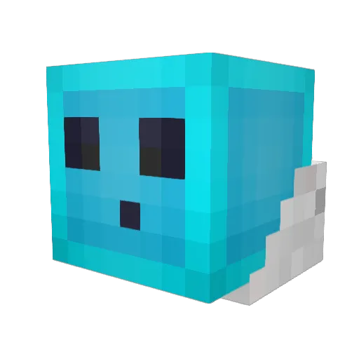 TheFastest47 Minecraft avatar head, 3D render
