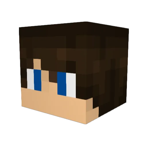 TheFeedex Minecraft avatar head, 3D render