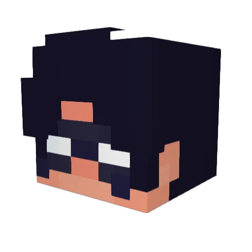 TheFellOmen Minecraft avatar head, 3D render