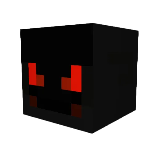 TheFelox Minecraft avatar head, 3D render