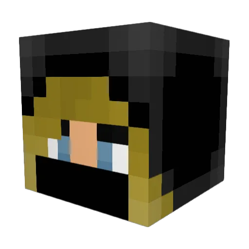TheFeralCryptid Minecraft avatar head, 3D render