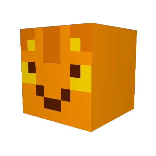 TheFifthHumor Minecraft avatar head, 3D render