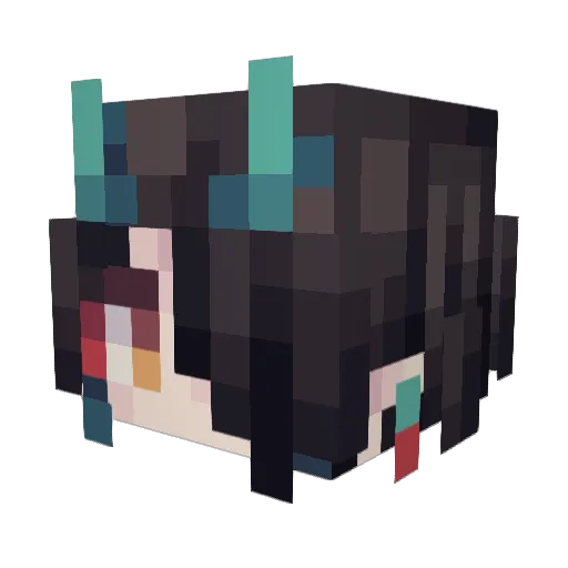 TheFinalJourney Minecraft avatar head, 3D render